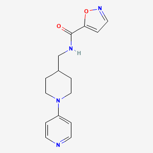 N-((1-(pyridin-4-yl)piperidin-4-yl)methyl)isoxazole-5-carboxamide