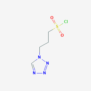 3-(1H-Tetrazol-1-yl)propane-1-sulfonyl chloride