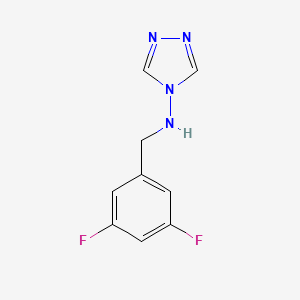 N-(3,5-difluorobenzyl)-N-(4H-1,2,4-triazol-4-yl)amine