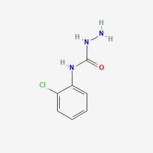 molecular formula C7H8ClN3O B2462533 N-(2-氯苯基)肼基甲酰胺 CAS No. 35580-76-8