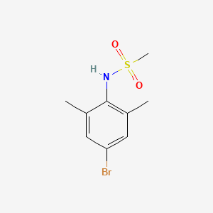 molecular formula C9H12BrNO2S B2462576 N-(4-bromo-2,6-dimethylphenyl)methanesulfonamide CAS No. 195389-71-0