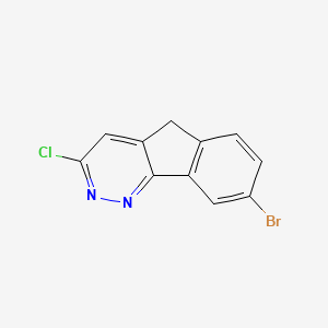 molecular formula C11H6BrClN2 B2462586 8-Bromo-3-chloro-5H-indeno[1,2-c]pyridazine CAS No. 1872725-68-2
