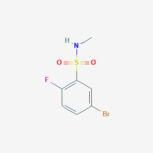 B2462630 5-Bromo-2-fluoro-N-methylbenzenesulfonamide CAS No. 1531658-28-2