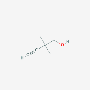 molecular formula C6H10O B2462633 2,2-Dimethylbut-3-yn-1-ol CAS No. 65108-31-8