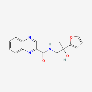 N-(2-(furan-2-yl)-2-hydroxypropyl)quinoxaline-2-carboxamide
