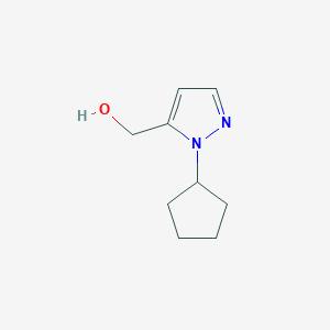 molecular formula C9H14N2O B2462662 (1-cyclopentyl-1H-pyrazol-5-yl)methanol CAS No. 1328640-41-0
