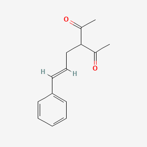 B2462671 3-Cinnamylpentane-2,4-dione CAS No. 29638-71-9