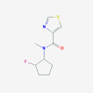 N-(2-fluorocyclopentyl)-N-methyl-1,3-thiazole-4-carboxamide