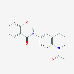 N-(1-acetyl-3,4-dihydro-2H-quinolin-6-yl)-2-methoxybenzamide