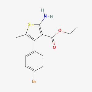 Ethyl 2-amino-4-(4-bromophenyl)-5-methylthiophene-3-carboxylate