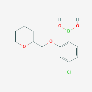 4-Chloro-2-((tetrahydro-2H-pyran-2-YL)methoxy)phenylboronic acid