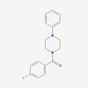 molecular formula C17H17IN2O B246278 1-(4-Iodobenzoyl)-4-phenylpiperazine 