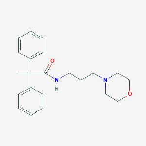 molecular formula C22H28N2O2 B246279 N-(3-morpholin-4-ylpropyl)-2,2-diphenylpropanamide 