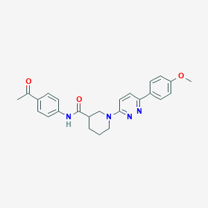 N-(4-acetylphenyl)-1-(6-(4-methoxyphenyl)pyridazin-3-yl)piperidine-3-carboxamide