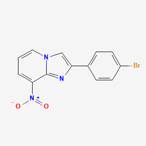 2-(4-Bromophenyl)-8-nitroimidazo[1,2-a]pyridine