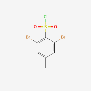 2,6-Dibromo-4-methylbenzene-1-sulfonyl chloride