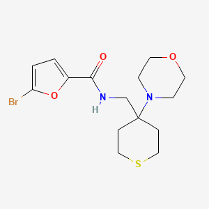 5-Bromo-N-[(4-morpholin-4-ylthian-4-yl)methyl]furan-2-carboxamide