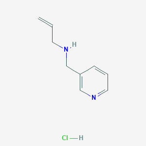 molecular formula C9H13ClN2 B2462957 N-(Pyridin-3-ylmethyl)prop-2-en-1-amine hydrochloride CAS No. 1158342-39-2