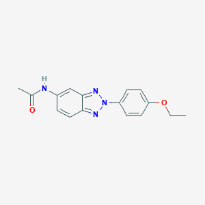 molecular formula C16H16N4O2 B246297 N-[2-(4-ethoxyphenyl)-2H-1,2,3-benzotriazol-5-yl]acetamide 