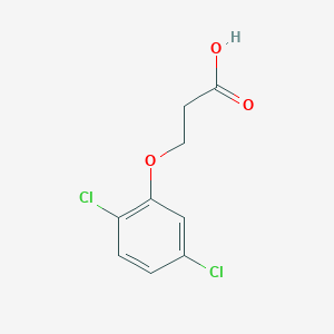 molecular formula C9H8Cl2O3 B2463001 Ácido 3-(2,5-diclorofenoxi)propanoico CAS No. 7170-68-5