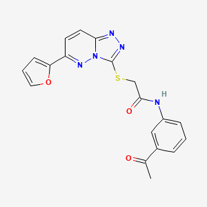 N-(3-acetylphenyl)-2-{[6-(2-furyl)[1,2,4]triazolo[4,3-b]pyridazin-3-yl]thio}acetamide
