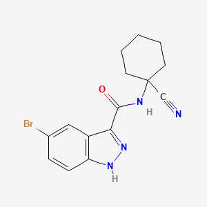 5-Bromo-N-(1-cyanocyclohexyl)-1H-indazole-3-carboxamide