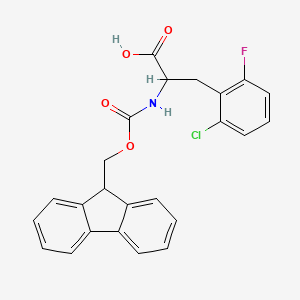 3-(2-Chloro-6-fluorophenyl)-2-(9H-fluoren-9-ylmethoxycarbonylamino)propanoic acid