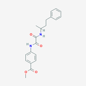 Methyl 4-(2-oxo-2-((4-phenylbutan-2-yl)amino)acetamido)benzoate