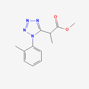 Methyl 2-[1-(2-methylphenyl)tetrazol-5-yl]propanoate