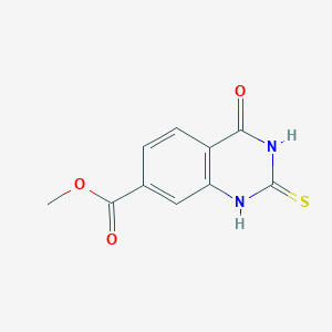 Methyl 4-oxo-2-sulfanylidene-1H-quinazoline-7-carboxylate