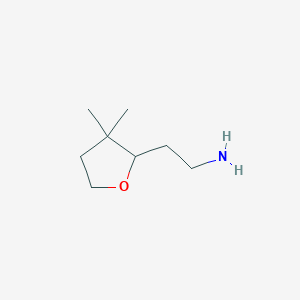 2-(3,3-Dimethyloxolan-2-yl)ethan-1-amine