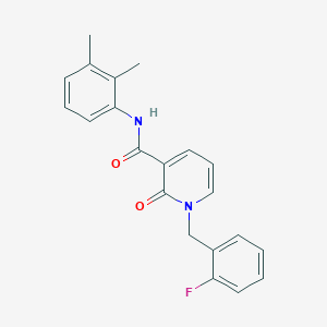 molecular formula C21H19FN2O2 B2463274 N-(2,3-diméthylphényl)-1-[(2-fluorophényl)méthyl]-2-oxo-1,2-dihydropyridine-3-carboxamide CAS No. 946331-66-4