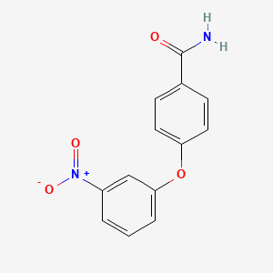 molecular formula C13H10N2O4 B2463290 4-(3-Nitrophenoxy)benzamide CAS No. 106164-01-6