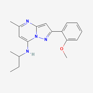 N-(sec-butyl)-2-(2-methoxyphenyl)-5-methylpyrazolo[1,5-a]pyrimidin-7-amine