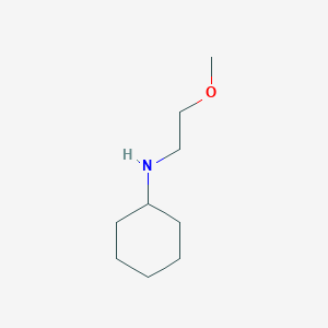 molecular formula C9H19NO B2463425 N-(2-Methoxyethyl)cyclohexanamine CAS No. 55611-82-0