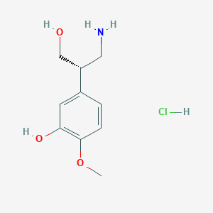 (s)-3-(3-Hydroxy-4-methoxyphenyl)-beta-alaninol hcl