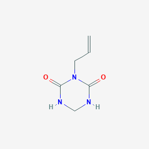 molecular formula C6H9N3O2 B024635 3-Allyl-1,3,5-triazinane-2,4-dione CAS No. 104732-57-2