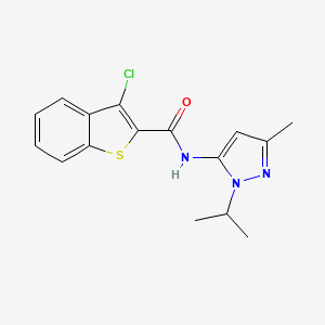 3-chloro-N-(1-isopropyl-3-methyl-1H-pyrazol-5-yl)benzo[b]thiophene-2-carboxamide
