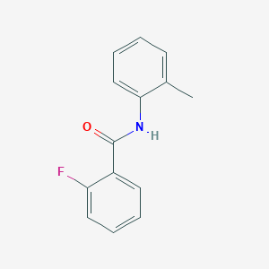 molecular formula C14H12FNO B246351 2-fluoro-N-(2-methylphenyl)benzamide 