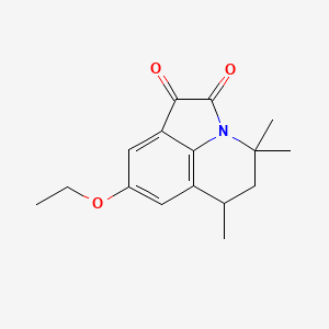 8-ethoxy-4,4,6-trimethyl-5,6-dihydro-4H-pyrrolo[3,2,1-ij]quinoline-1,2-dione