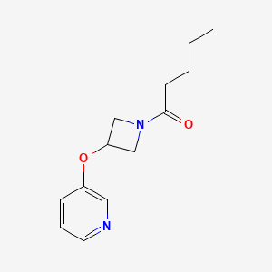1-(3-(Pyridin-3-yloxy)azetidin-1-yl)pentan-1-one