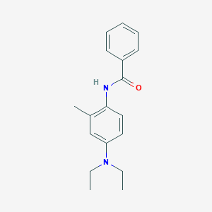 molecular formula C18H22N2O B246356 N-[4-(diethylamino)-2-methylphenyl]benzamide 