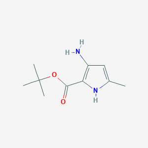 Tert-butyl 3-amino-5-methyl-1H-pyrrole-2-carboxylate