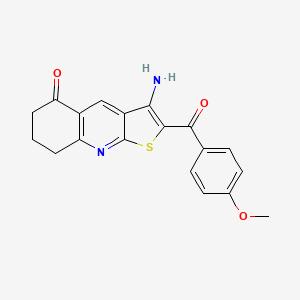 3-amino-2-(4-methoxybenzoyl)-7,8-dihydrothieno[2,3-b]quinolin-5(6H)-one