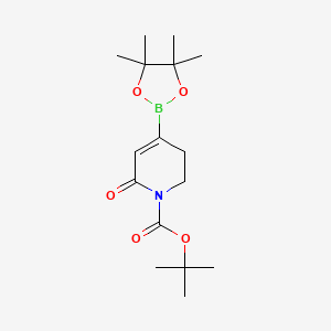 tert-butyl 5,6-dihydro-4-(4,4,5,5-tetramethyl-1,3,2-dioxaborolan-2-yl)-2-oxopyridine-1(2H)-carboxylate
