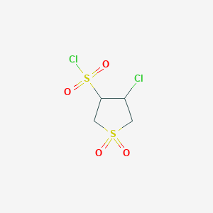 4-Chloro-1,1-dioxotetrahydrothiophene-3-sulphonyl chloride