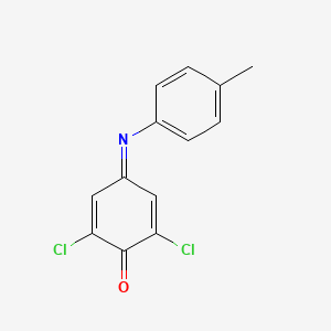 molecular formula C13H9Cl2NO B2463638 2,6-Dichloro-4-(p-tolylimino)cyclohexa-2,5-dienone CAS No. 102117-87-3