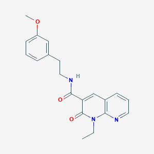 1-ethyl-N-(3-methoxyphenethyl)-2-oxo-1,2-dihydro-1,8-naphthyridine-3-carboxamide