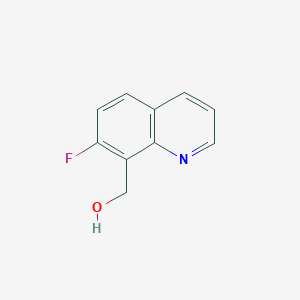 molecular formula C10H8FNO B2463687 (7-Fluoroquinolin-8-yl)methanol CAS No. 1540095-36-0