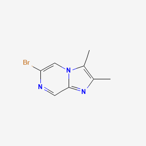 molecular formula C8H8BrN3 B2463699 6-Bromo-2,3-dimethylimidazo[1,2-a]pyrazine CAS No. 1341034-59-0